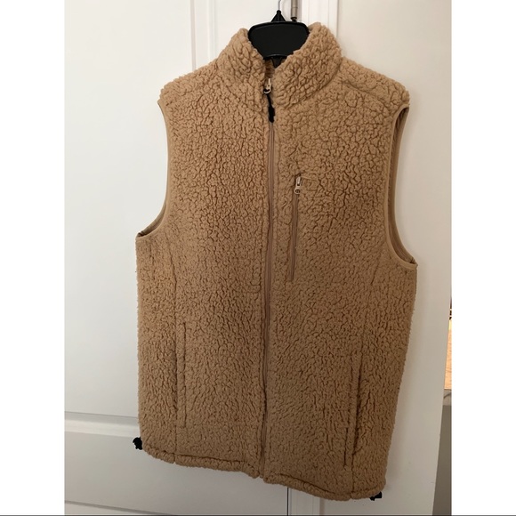 Jackets & Blazers - Tan Sleeveless Vest
